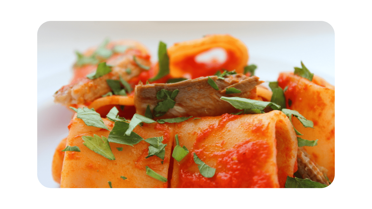 #108 – Pache, sardines, poivrons, curcuma, gingembre & citron confit