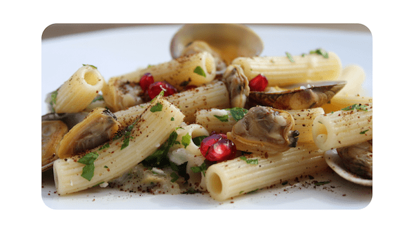 #157 – Maccheroni, palourdes, sumac & grenade