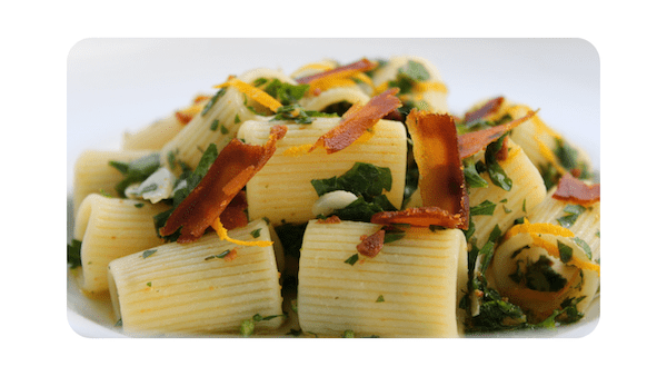 #158 – Mezze maniche, poutargue, orange