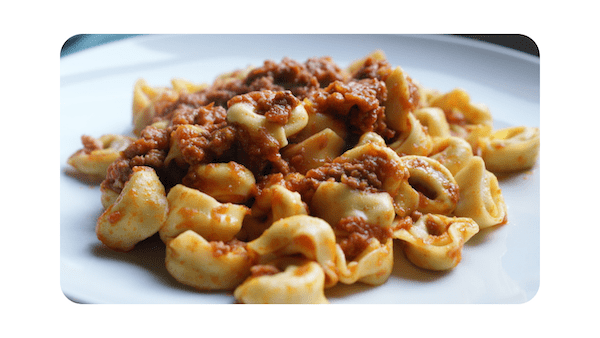 #159 – Tortellini à la sauce bolognaise