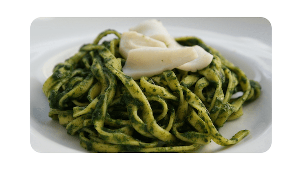 #164 – Tagliatelle, anchois, calamars & épinards