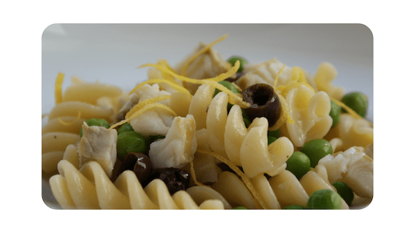 #167 – Fusilli, baccalà & petits pois