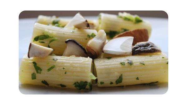 #219 – Rigatoni, couteaux & cèpes en persillade