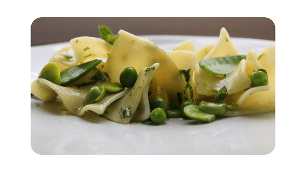 #244 – Taccone, petits pois, fèves, pois gourmands, menthe