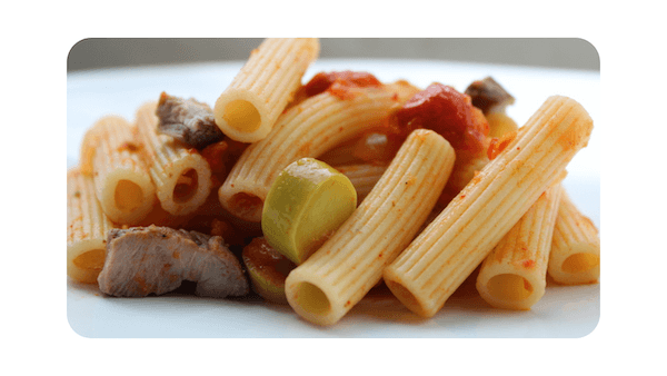 #261 – Tortiglioni, agneau & shakshouka